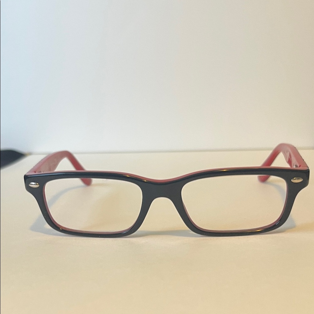 Stylish Black and Red Glasses